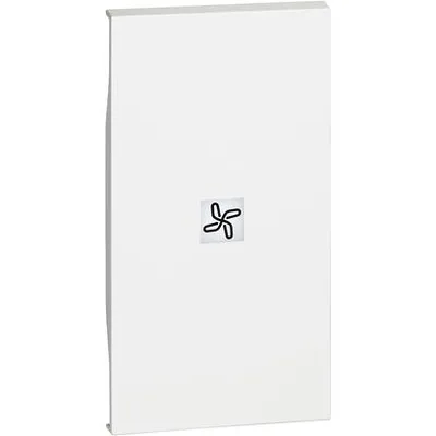 Bticino Pokrivna tipka za ventilaciju KW01M2RN, Bijela
