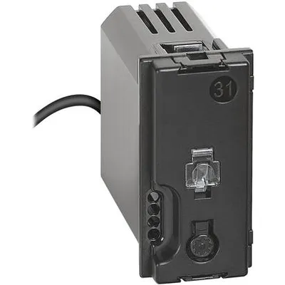 Bticino Povezivi Modul Za Utičnice K4531C, Crni