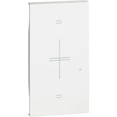 Bticino Pokrivna tipka KW32M2, 2 Modula, Bijela