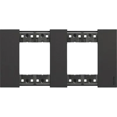 Bticino Ukrasni okvir KA4802M2KG, 2+2 Modula, Crni