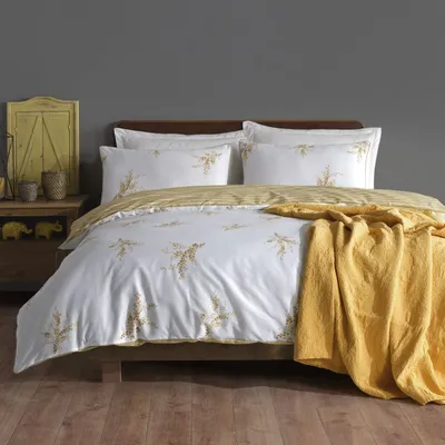 GH Textil San Tic LTD Set od 2 Jastučnice Limasso Meltem,  Žute
