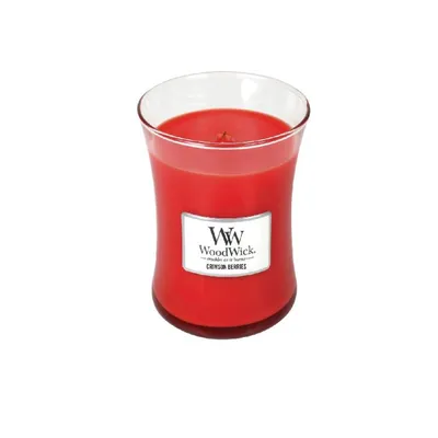 WoodWick Mirisna svijeća Classic Crimson Berries, Medium, Crvena
