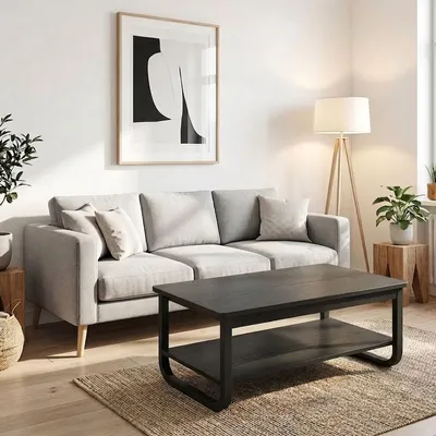 Giga Klub stol Zion, 100cm, Crni