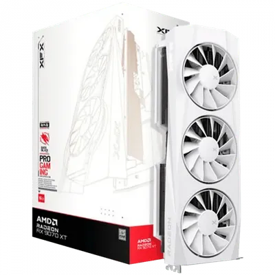 XFX Quicksilver Grafička kartica Radeon RX 9070 XT White, 16GB, GDDR6