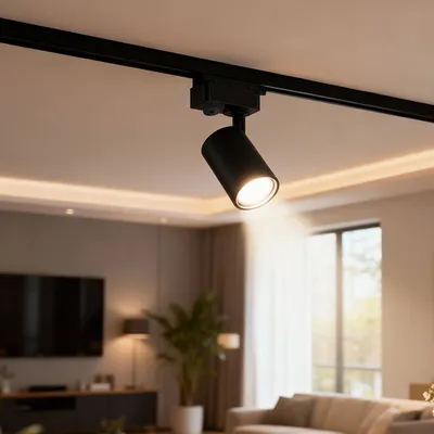 E-light Reflektor Led za GU10 šinsku rasvjetu Potter EL-2388-01, Crni