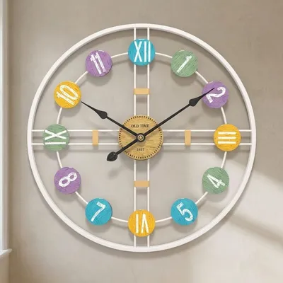 GIGA Legacy dekorativni zidni sat 60 cm bijeli