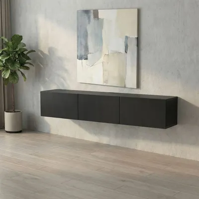 Giga TV komoda Oaken, 120cm, Crna