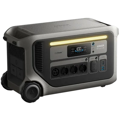 Anker Powerstation Solix F3000, 3072Wh, 3600W, Crni