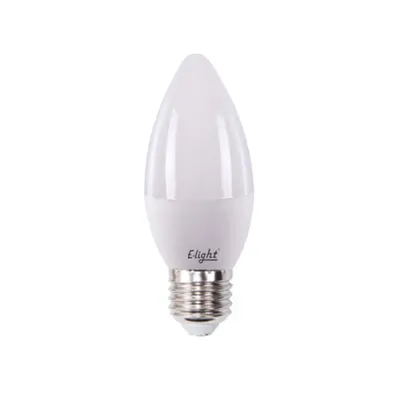 E-light Led sijalica C37, 5W, E27, 3000K