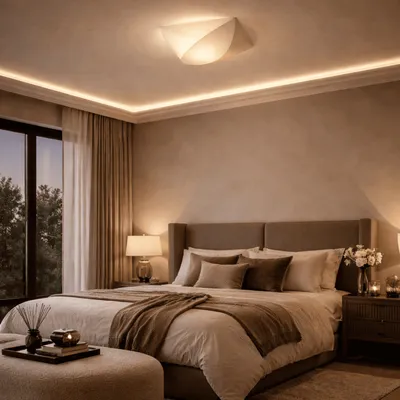 MASS-light Plafonjera Silk ML25077-1A, 400x400, Bijela