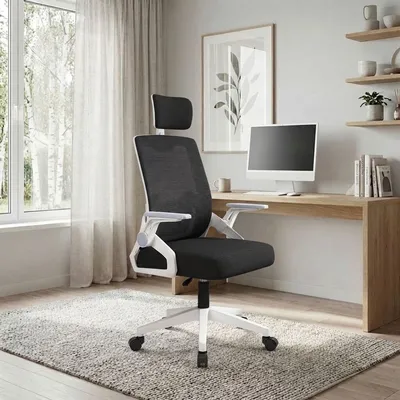 GIGA Comfort ergonomska stolica yt-588 crna bijel