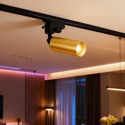 E-light Reflektor Led za GU10 šinsku rasvjetu Potter EL-2388-01, Zlatni