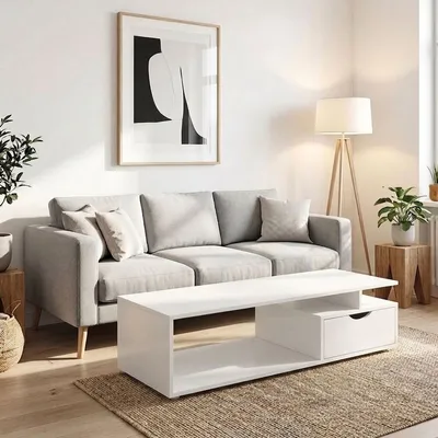 Giga Klub stol Grano, 120cm, Bijeli