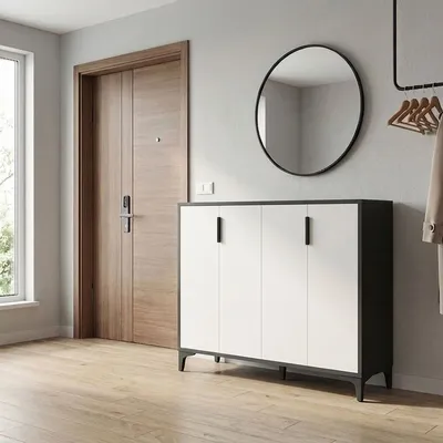 Giga Cipelarnik Cassai, 120x32cm, Bijelo-sivi