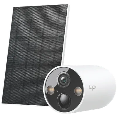 TP-Link Sigurnosna kamera na solarno punjenje Tapo C425 KIT, 2.4 GHz, 1000 mAh, Bijela
