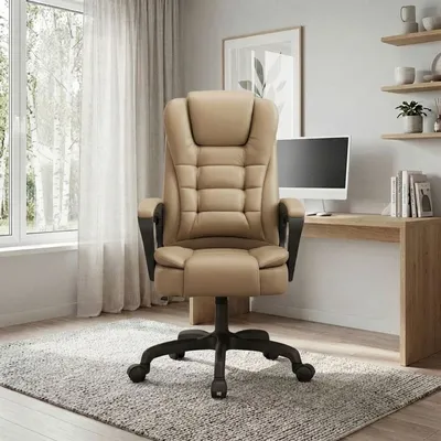 Giga Kancelarijska stolica Mirage Yt-809 Khaki Pu, Krem