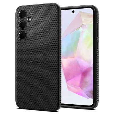 Spiegen Maska za mobilni telefon Galaxy A35 5G Liquid Air, Crna