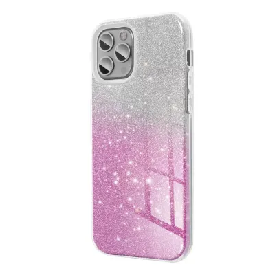 Shining Maska za mobilni telefon Samsung S25 Ultra, Providno-roze