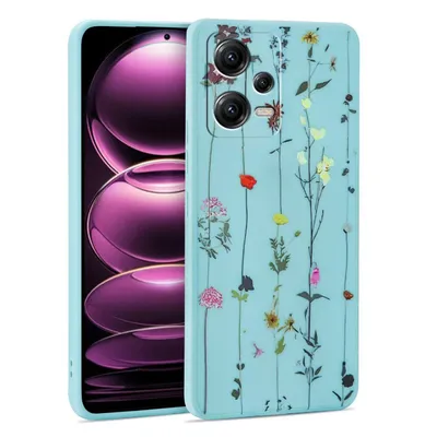 Tech-Protect Maska za mobilni telefon Xiaomi Redmi Note 12 Pro 5G Mood, Garden Blue