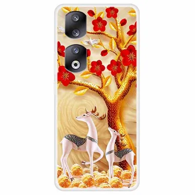 Maska za mobilni telefon Honor 90 Sika Deer, Šarena