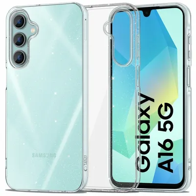 Tech-Protect Maska za mobilni telefon za Galaxy A16 4G / 5G Flecair, Glitter, Providna