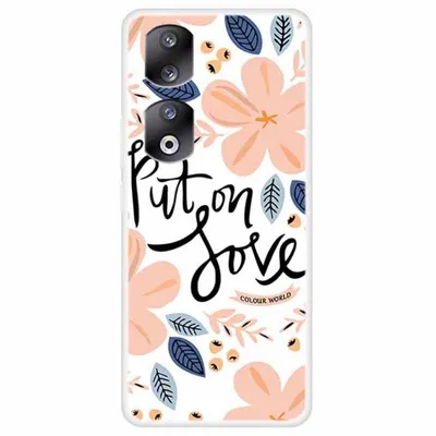 Maska za mobilni telefon Honor 90 Put on Love, Šarena