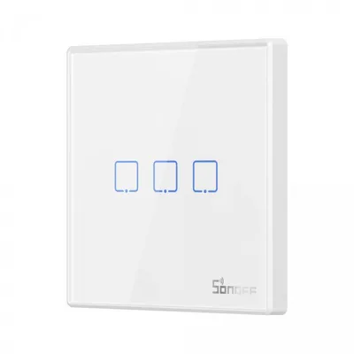 Sonoff Tropolni bežični pametni prekidač T2EU3C-RF, 433MHz, Bijeli