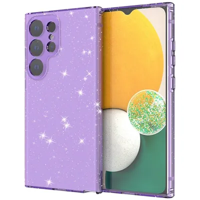 Maska za Samsung Galaxy S24 Ultra Glitter, Ljubičasta