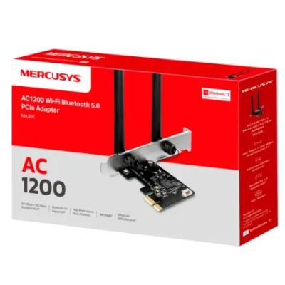 Mercusys Adapter MA30E AC1200 Wi-Fi Bluetooth 5.0 PCIe