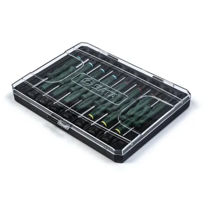 Sata Set odvijača, 15 komada, Zeleno-crni