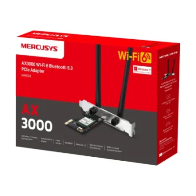 Mercusys Adapter MA80XE AC3000 Wi-Fi 6 Bluetooth 5.3 PCIe