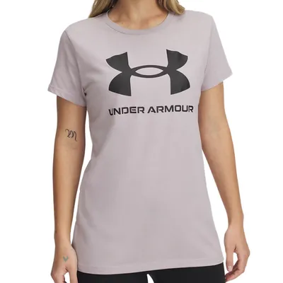 Under Armour Ženska majica Ua Logo Ss, Ljubičasta