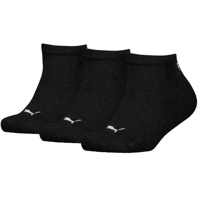 Puma Čarape za djecu Kids Plain Sneaker, 3 para, Crne