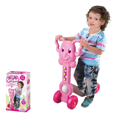 Moj prvi skuter na 4 točka, Slonić, Roze