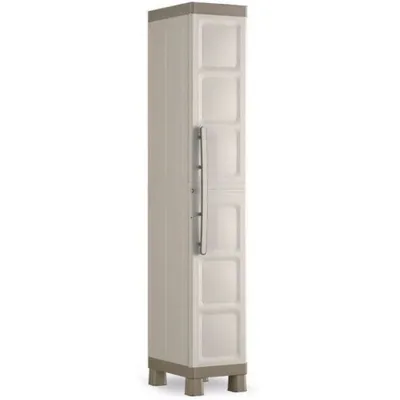 Kis Ormar, 33x45x182cm, PVC, Bež