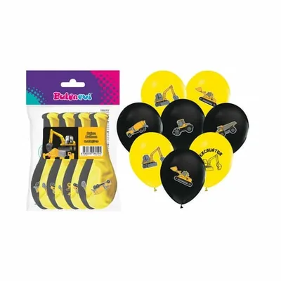 Balonevi Set balona Construction, 30 cm, 8 komada