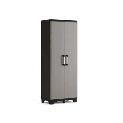Keter Ormar, 68x39x173, PVC, Sivo-crni