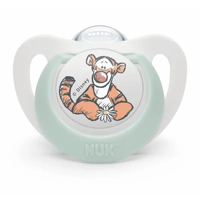 NUK Duda Star sa kutijicom Winnie the Pooh - 0-6 mjeseca, Bijela
