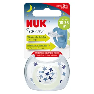 NUK Duda Star sa kutijicom - 18-36 zvijezda, Plava