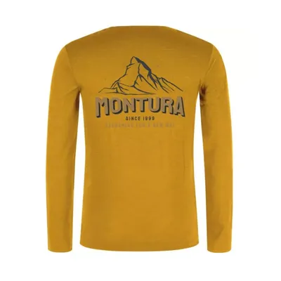 Montura Muški aktivni veš dugih rukava Merino mountain maglia, Oker