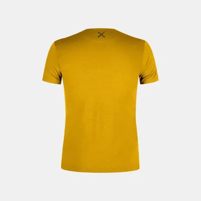 Montura Muška majica kratkih rukava Merino mountain, Oker