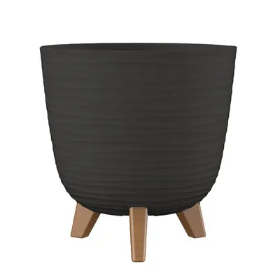 Gardino Saksija sa nogarama Finesa, 20 cm, Antracit