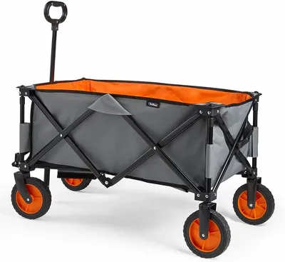 VonHaus Sklopiva kamperska kolica, Do 70 kg, Siva