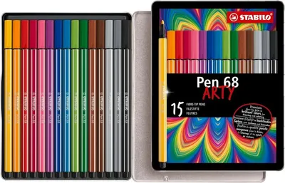 Stabilo Flomasteri Pen Brush, 15 Komada
