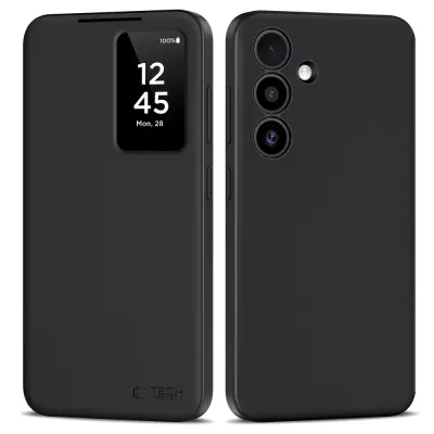 Tech Protect Smart futrola za Galaxy S25, Crna