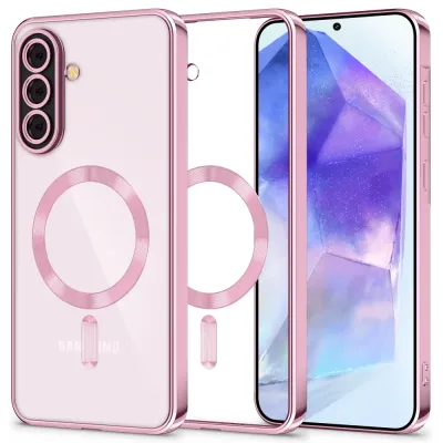 Tech-Protect Maska za Galaxy A56 MagFlex MagSafe, Roze-zlatna