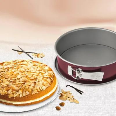 Dr. Oetker Kalup za tortu Bicolor, 28 cm, Crveni