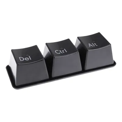 Činije u obliku tastera na tastaturi, Crne