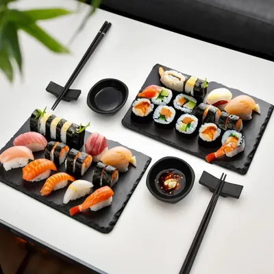 Sushi set za dvoje, Crni