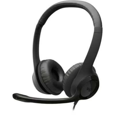 Logitech Slušalice H390, Type-C, Crne